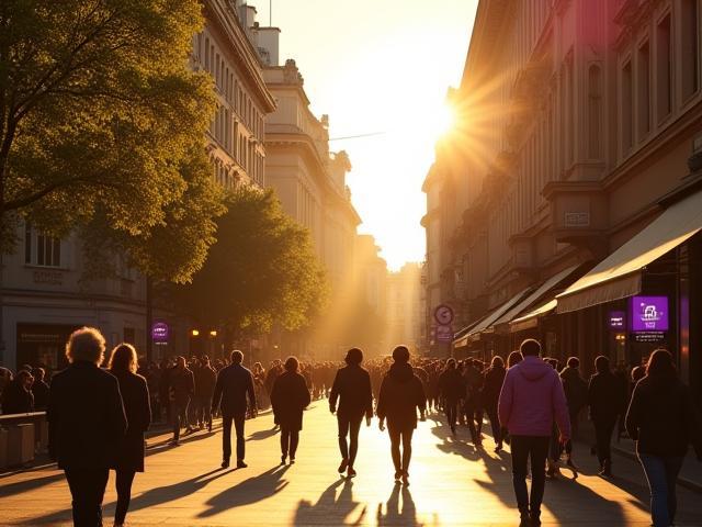 Wiener Innenstadt mit historischen Gebäuden bei Sonnenschein